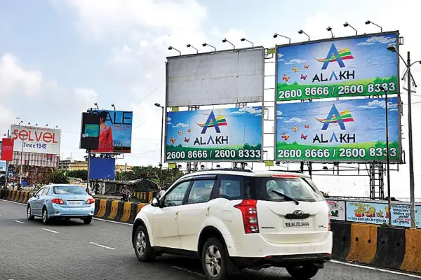 Hoarding outdoor advertising services in Udaipur